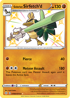 Galarian Sirfetch'd SV064/SV122 Pokémon card from Shining Fates for sale at best price
