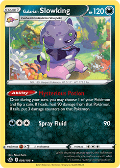 Galarian Slowking 98/198 Pokémon card from Chilling Reign for sale at best price