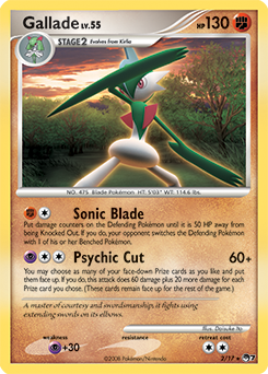 Carte Pokémon Gallade 2/17 de la série POP 7 en vente au meilleur prix