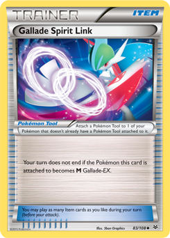 Gallade Spirit Link 83/108 Pokémon card from Roaring Skies for sale at best price