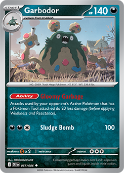 Carte Pokémon Peu commune Miasmax 57/86 de la série Chaos Ascendant