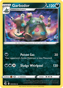 Garbodor 169/264 Pokémon card from Fusion Strike for sale at best price
