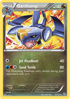 Garchomp 91/124 Pokémon card from Dragons Exalted for sale at best price