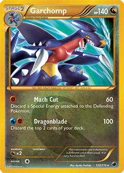 Garchomp 120/116 Pokémon card from Plasma Freeze for sale at best price