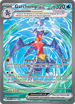 Garchomp ex 245/182 Pokémon card from Paradox Rift for sale at best price