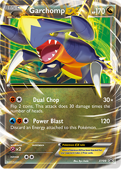 Promo Pokémon card Garchomp EX XY09 from XY Promos expansion