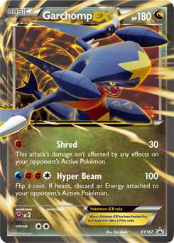 Carte Pokémon Promo Carchacrok EX XY167 de la série Promos XY