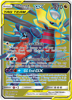 Details about   Pokemon TCG Garchomp and Giratina GX SM193 Ultra Rare Full Art Card MINT-NM