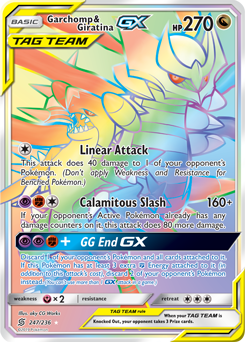 Garchomp Giratina GX 247/236 Pokémon card from Unified Minds for sale at best price