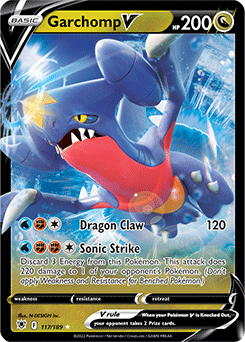 Garchomp V 117/189 Pokémon card from Astral Radiance for sale at best price
