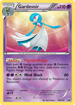 Gardevoir 109/108 Pokémon card from Dark Explorers for sale at best price