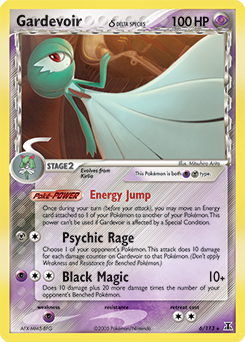 Carte Pokémon Gardevoir 6/113 de la série Ex Espèces Delta en vente au meilleur prix