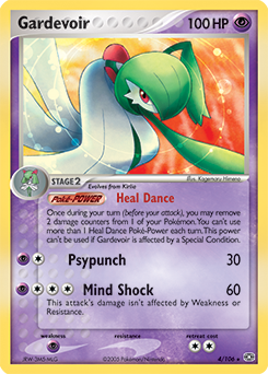 Carte Pokémon Gardevoir 4/106 de la série Ex Emeraude en vente au meilleur prix