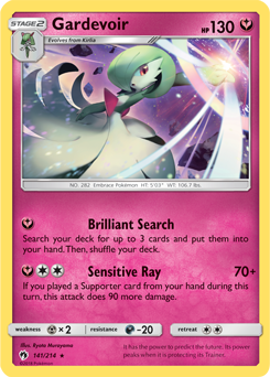 Gardevoir 141/214 Pokémon card from Lost Thunder for sale at best price