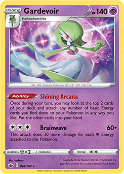 Gardevoir 61/198 Pokémon card from Chilling Reign for sale at best price