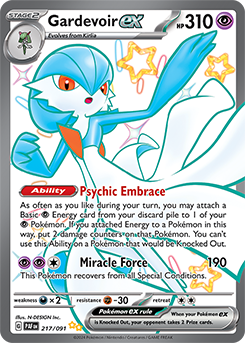 Gardevoir ex 217/91 Pokémon card from Paldean fates for sale at best price