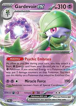 Gardevoir ex 29/91 Pokémon card from Paldean fates for sale at best price