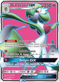 Gardevoir GX 140/147 Pokémon card from Burning Shadows for sale at best price