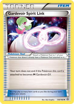 Gardevoir Spirit Link 130/160 Pokémon card from Primal Clash for sale at best price