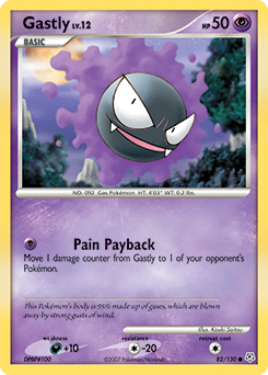Gastly 82/130 Pokémon card from Diamond & Pearl for sale at best price