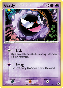 Gastly 52/92 Pokémon card from Ex Legend Maker for sale at best price