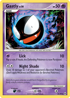 Gastly 36/99 Pokémon card from Arceus for sale at best price