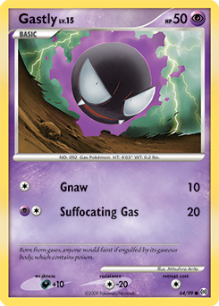 Carte Pokémon Gastly 64/99 de la série Arceus en vente au meilleur prix