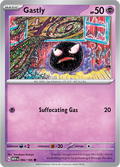 Gastly 92/165 Pokémon card from 151 for sale at best price