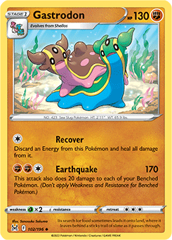 Gastrodon 102/196 Pokémon card from Lost Origin for sale at best price