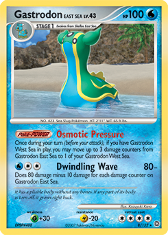 Gastrodon East Sea 8/132 Pokémon card from Secret Wonders for sale at best price