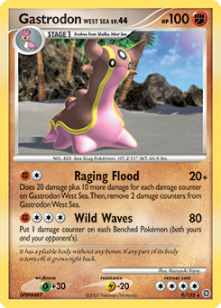 Gastrodon West Sea 9/132 Pokémon card from Secret Wonders for sale at best price