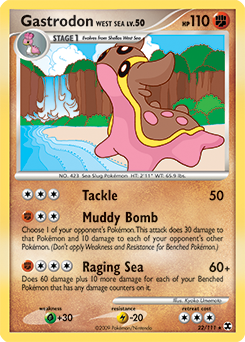 Gastrodon West Sea 22/111 Pokémon card from Rising Rivals for sale at best price