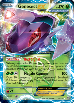 Genesect EX 11/101 Pokémon card from Plasma Blast for sale at best price