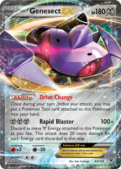 Genesect EX 64/124 Pokémon card from Fates Collide for sale at best price