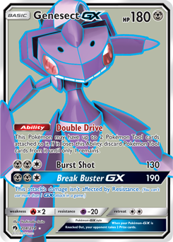 Genesect V 254/264 Fusion Strike Full Art Pokemon Card Near Mint