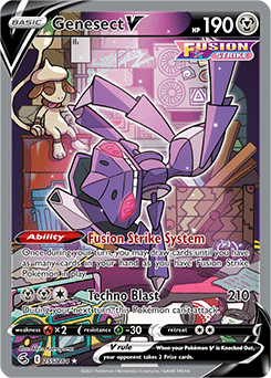 Genesect V 255/264 Pokémon card from Fusion Strike for sale at best price