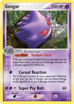 Gengar 5/92 Pokémon card from Ex Legend Maker for sale at best price