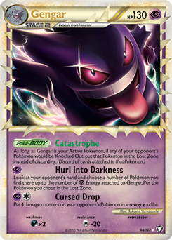 Prime Pokémon Pokémon card Gengar 94/102 from Triumphant expansion