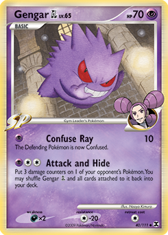 Gengar 40/111 Pokémon card from Rising Rivals for sale at best price