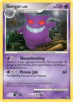 Gengar 17/99 Pokémon card from Arceus for sale at best price