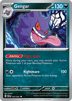 Gengar 57/91 Pokémon card from Paldean fates for sale at best price