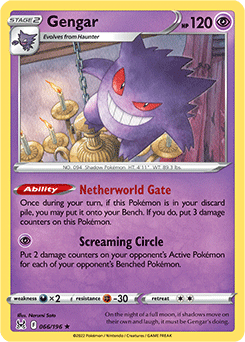 Gengar 066/196 Pokémon card from Lost Origin for sale at best price
