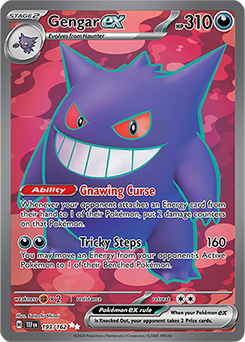 Gengar ex 193/162 Pokémon card from Temporal Forces for sale at best price