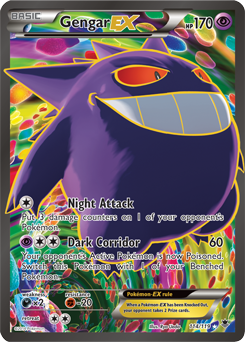 Gengar EX 114/119 Pokémon card from Phantom Forces for sale at best price