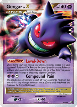 Carte Pokémon Gengar LV.X 97/99 de la série Arceus en vente au meilleur prix