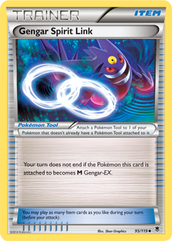Gengar Spirit Link 95/119 Pokémon card from Phantom Forces for sale at best price