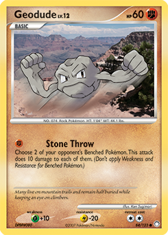 Geodude 84/123 Pokémon card from Mysterious Treasures for sale at best price