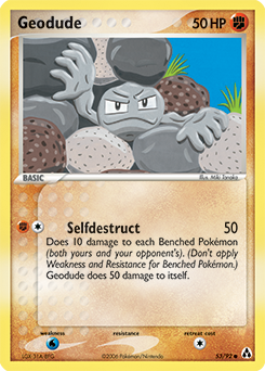 Geodude 53/92 Pokémon card from Ex Legend Maker for sale at best price
