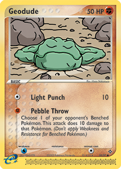 Carte Pokémon Commune Racaillou 55/97 de la série Ex Dragon