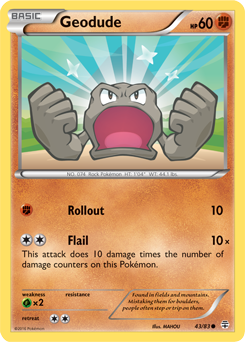 Geodude 43/83 Pokémon card from Generations for sale at best price